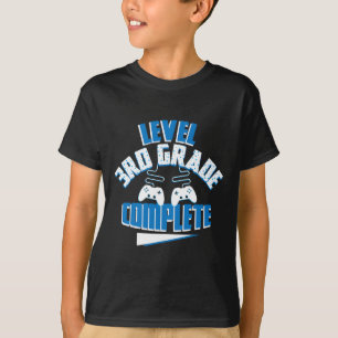 Last Day Of School Level 3rd Grade Complete Gamer T-Shirt