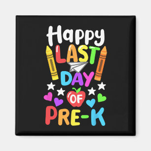 Last Day Of School Pre-k Cl Of 2024 Toddlers  Magnet