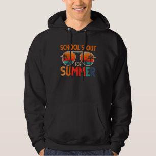 Last Day Of School Retro Schools Out For Summer Te Hoodie