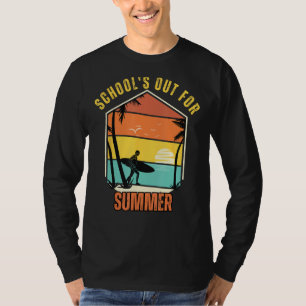 Last Day Of School Retro Schools Out For Summer Te T-Shirt