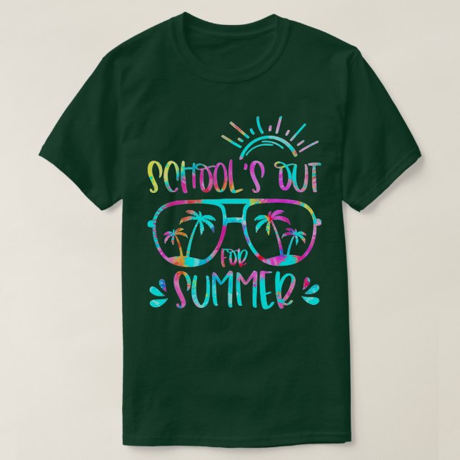 Last Day Of School Schools Out For Summer Teacher  T-Shirt (Design Front)