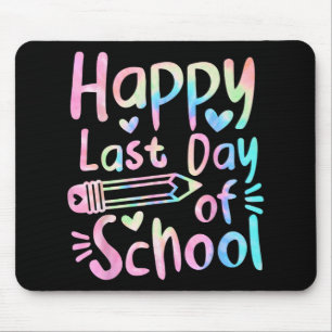Last Day Of School Students Women Funny Summer Bea Mouse Pad