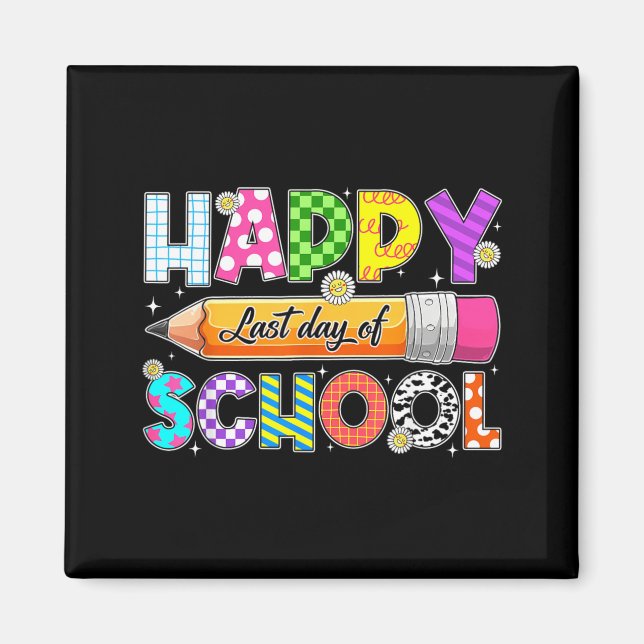 Last Day of School Summer Break Teacher Student Magnet (Front)