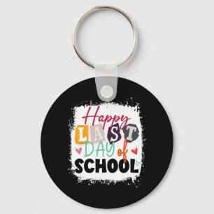 Last Day Of School Teacher & Kids Key Ring
