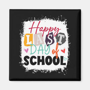 Last Day Of School Teacher & Kids Magnet
