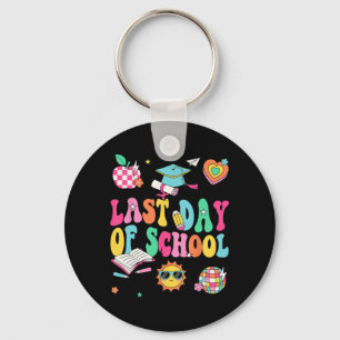 Last Day Of School Teacher Boy Girl Grad Hello Sum Key Ring