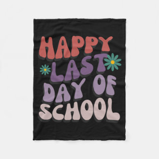 Last Day Of School Teacher Student Graduation 6  Fleece Blanket