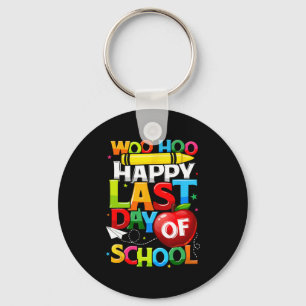Last Day Of School Teachers Students Graduation  Key Ring