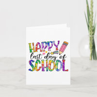 Last Day Of School Tie Dye Graduation Teacher Stud