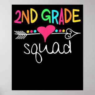 Last Day of School Tie Dye School Graduation Gift Poster