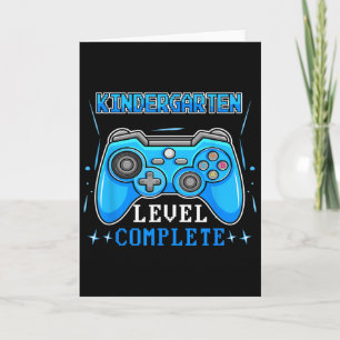 Last Day Of School Video Game Level Kindergarten C Card