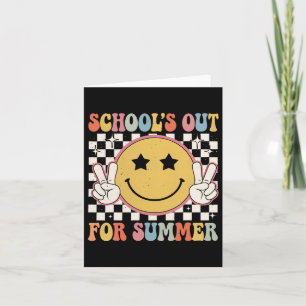 Last Day Of School Vintage Schools Out For Summer Card