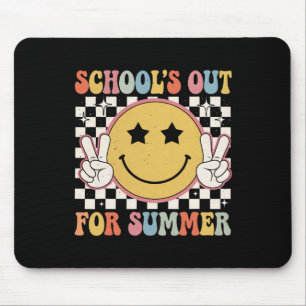 Last Day Of School Vintage Schools Out For Summer  Mouse Pad