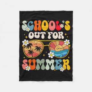 Last Day Of School's Out For Summer Teacher Boys G Fleece Blanket
