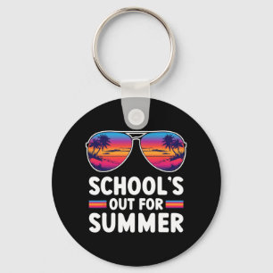 Last Day Of School's Out For Summer Teacher Boys G Key Ring