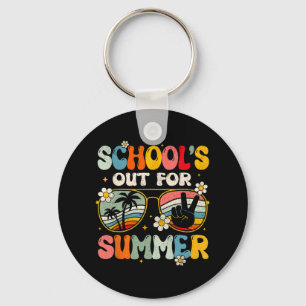 Last Day Of School's Out For Summer Teacher Boys G Key Ring