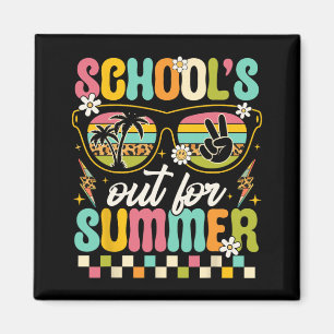 Last Day Of School's Out For Summer Teacher Boys G Magnet