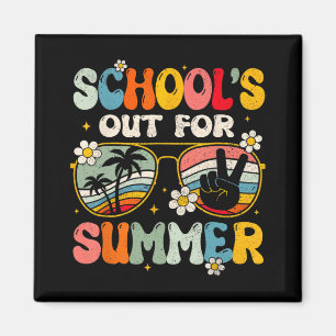 Last Day Of School's Out For Summer Teacher Boys G Magnet