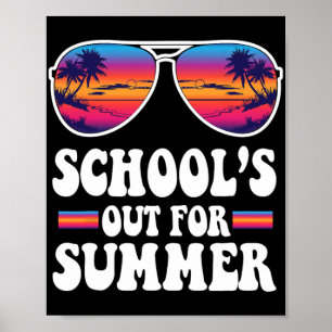 Last Day Of School's Out For Summer Teacher Boys G Poster