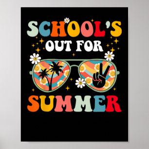 Last Day Of School's Out For Summer Teacher Boys G Poster