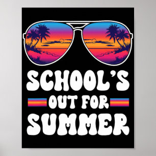 Last Day Of School's Out For Summer Teacher Boys G Poster