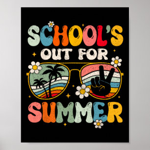 Last Day Of School's Out For Summer Teacher Boys G Poster