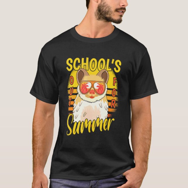 Last Day Of Schools Out For Summer Vacation Hamste T-Shirt (Front)