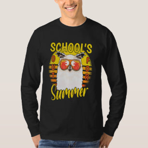 Last Day Of Schools Out For Summer Vacation Owl T-Shirt