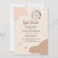 Last Disco Bachelorette Weekend Party Itinerary