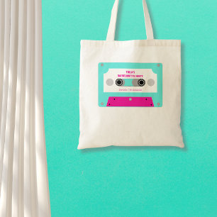 Last Disco Cassette Tape Bachelorette Party Tote Bag