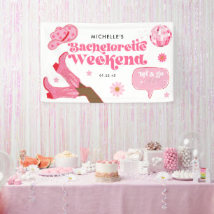 Last Disco Rodeo Bachelorette Party Banner