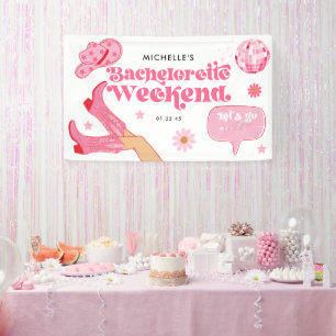 Last Disco Rodeo Bachelorette Party Banner