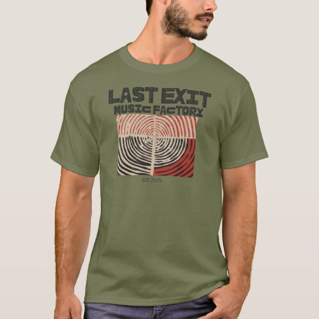 Last Exit Music Factory- Target T-Shirt (Front)