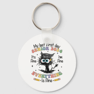 Last First Day Senior 2024 Back To School Cl Of 20 Key Ring