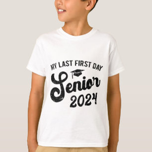 Last First Day Senior 2024 Back To School Cl Of 20 T-Shirt