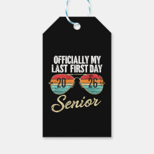 Last First Day Senior 2026 Gift Tags