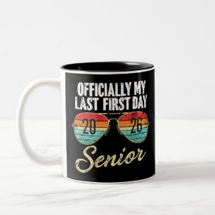 Last First Day Senior 2026 Two-Tone Coffee Mug