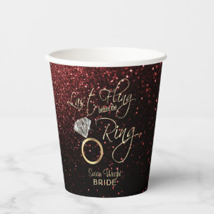 Last Fling Before the Ring Bachelorette - Red Paper Cups