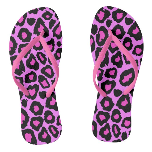 Last Fling Before The Ring Celebration Leopard Jandals (Footbed)