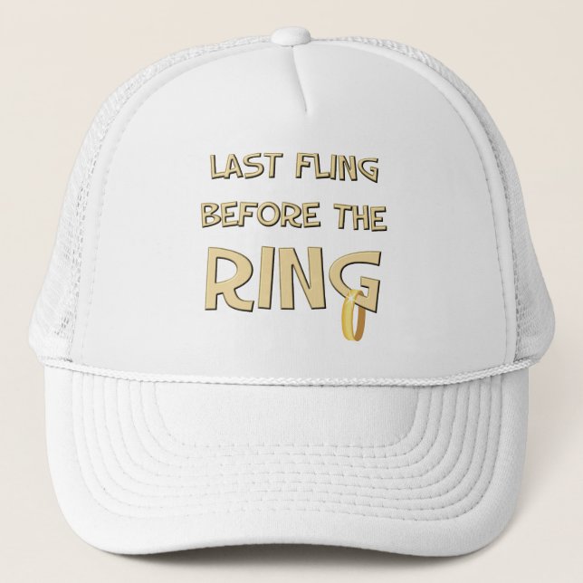 Last fling before the Ring Trucker Hat (Front)