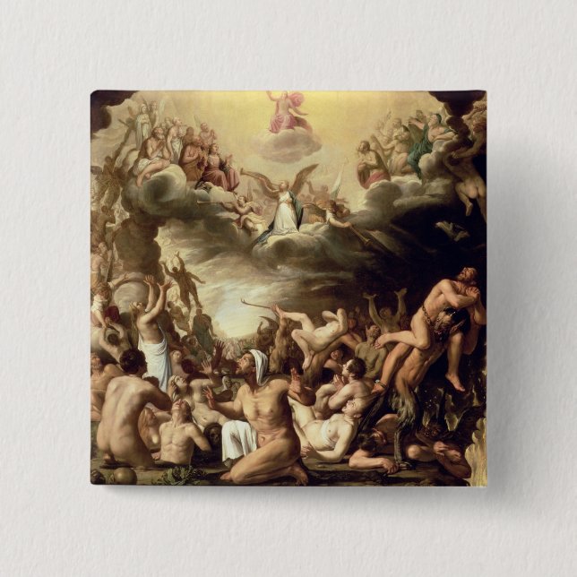 Last Judgement 15 Cm Square Badge (Front)