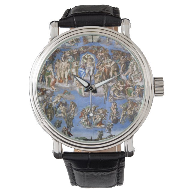 Last Judgement From The Sistine Chapel By Michelan Watch (Front)