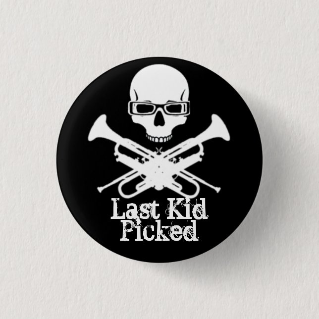 Last Kid Picked Nerdy Nikki Button (Front)