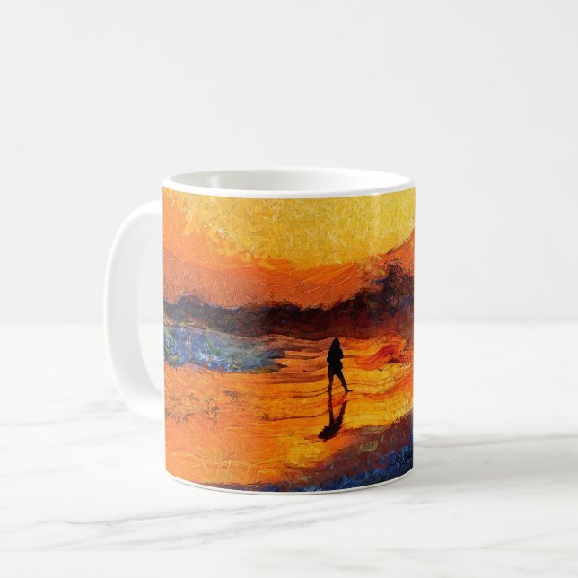 Last Light of the Day Coffee Cup or Mug (Front Left)
