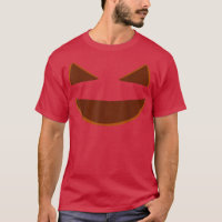 Last Minute Halloween Costumes Pumpkin Face T-Shir