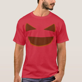 Last Minute Halloween Costumes Pumpkin Face T-Shir T-Shirt