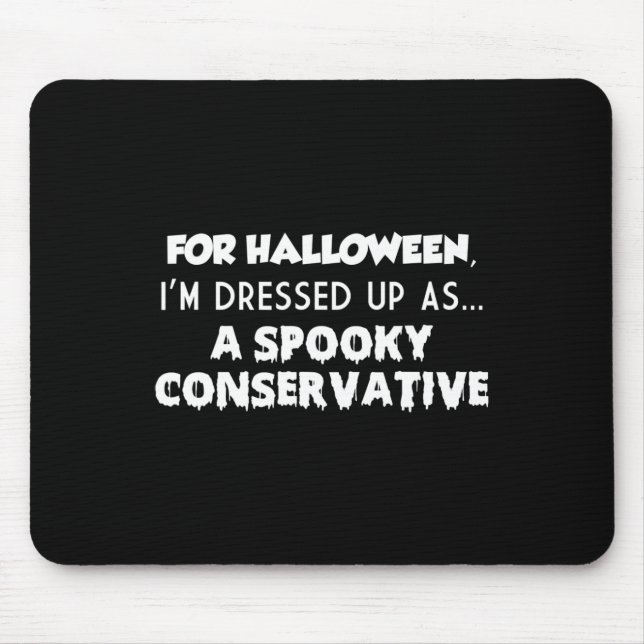 Last Minute Sic Costume For Halloween Spooky Conse Mouse Pad (Front)