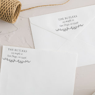 Last Name Return Address Self-inking Stamp