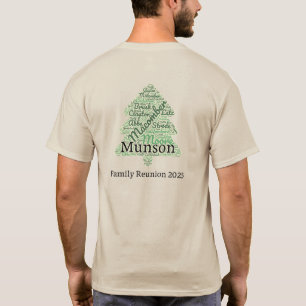 Last Names Tree 2025 T-Shirt