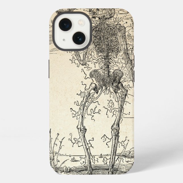 Last Nerve - Halloween Skeleton iPhone Case (Back)